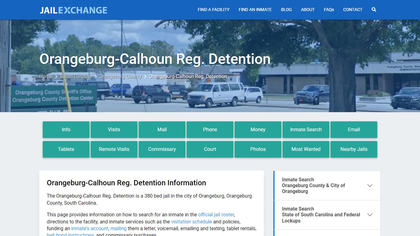 Orangeburg-Calhoun Reg. Detention - Jail Exchange